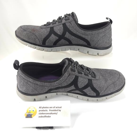 Skechers EZ Flex Renew Slip On Walking Shoe Womens Size 7.5 23462 Gray - Picture 4 of 9